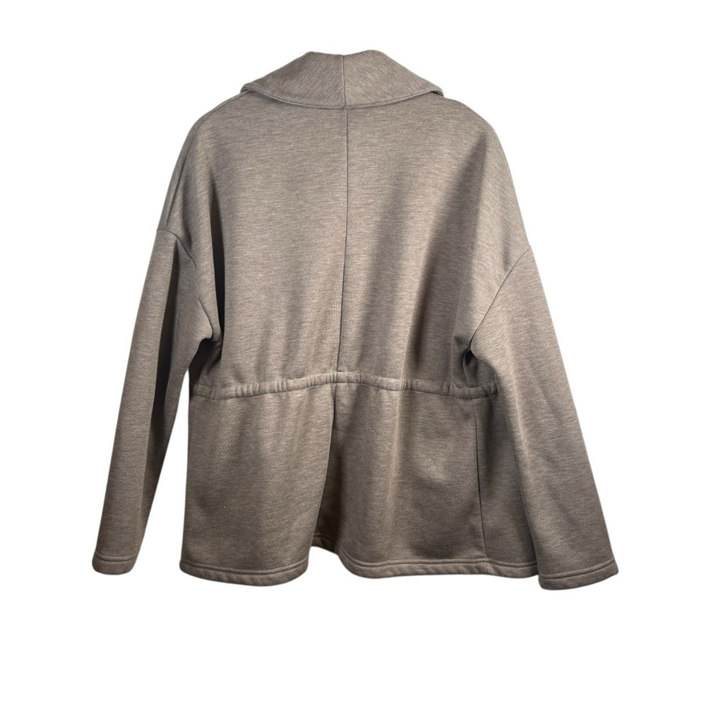 Fabletics Tan And Gray Open Front Cardigan Relaxe… - image 3